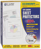A Picture of product CLI-62067 C-Line® Polypropylene Sheet Protector,  Reduced Glare, 2", 11 x 8 1/2, 200/BX