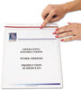 A Picture of product CLI-82912 C-Line® Industrial Zipper Seal Shop Ticket Holders,  Vinyl, Clear, 55", 9 x 12, 15/BX
