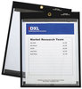 A Picture of product CLI-85912 C-Line® Magnetic Stitched Shop Ticket Holders,  Clear, 75", 9 x 12, 25/Box