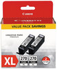 A Picture of product CNM-0319C005 Canon® 0319C001, 0319C005, 0373C005, 0373C001 Ink, Black, 2/PK