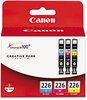 A Picture of product CNM-4547B005 Canon® 4530B001AA-4550B001AA Ink,  Cyan/Magenta/Yellow, 3/PK
