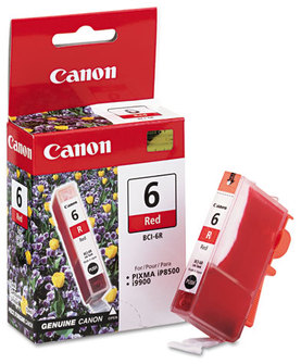 Canon® BCI6G, BCI6R Ink Tank,  Red