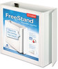 A Picture of product CRD-43140CB Cardinal® FreeStand™ Easy Open® Locking Slant-D® Ring Binder,  4" Cap, 11 x 8 1/2, White