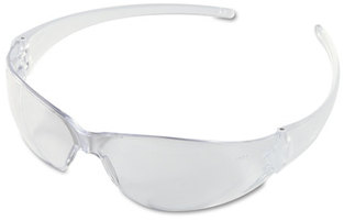 Crews® Checkmate® Safety Glasses,  CLR Polycarbonate Frame, Coated Clear Lens 12 pair/Box