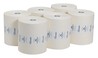 A Picture of product 967-085 GP Cormatic® Hardwound Roll Towels on 8.25 in Non-Slot Rolls. 8.250 in X 702 ft. White. 6 rolls.