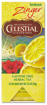 Celestial Seasonings® Tea,  Herbal Lemon Zinger, 25/Box
