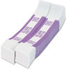 A Picture of product CTX-402000 Coin-Tainer® Currency Straps,  Violet, $2,000 in $20 Bills, 1000 Bands/Pack