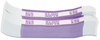 A Picture of product CTX-402000 Coin-Tainer® Currency Straps,  Violet, $2,000 in $20 Bills, 1000 Bands/Pack