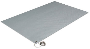 Crown Anti-static Comfort-King™ Mat,  Sponge, 24 x 36, Steel Gray