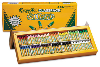 Crayola® Oil Pastels, 12-Color Set, Assorted, 336/Pack