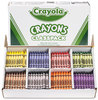 A Picture of product CYO-528038 Crayola® Classpack® Crayons,  50 Each of 8 Colors, 400/Box