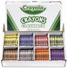 A Picture of product CYO-528038 Crayola® Classpack® Crayons,  50 Each of 8 Colors, 400/Box