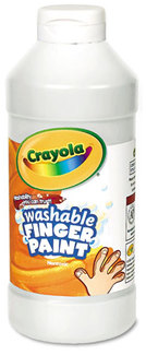 Crayola® Washable Fingerpaint,  White, 16 oz