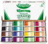 A Picture of product CYO-588201 Crayola® Non-Washable Marker,  Broad Point, 16 Classic Colors, 256/Box