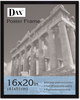 A Picture of product DAX-2860V2X DAX® Flat Face Poster Frame,  Clear Plastic Window, 16 x 20, Black Border