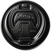 A Picture of product 120-430 Dart® Optima® Reclosable Lids for Foam Hot Cups,  12-24oz Cups, Black, 100/Sleeve, 10 Sleeves/Carton