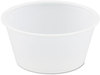 A Picture of product DCC-P325N SOLO® Cup Company Polystyrene Portion Cups,  3.25oz, Translucent, 250/Bag, 10 Bags/Carton