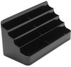 A Picture of product DEF-90804 deflecto® Sustainable Office® Recycled Business Card Holders,  Holds 400 2 x 3 1/2 Cards, Eight-Pocket, Black