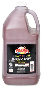 Prang® Ready-to-Use Tempera Paint,  Brown, 1 gal