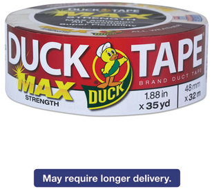 Duck® MAX Duct Tape,  1.88" x 35 yds, 3" Core, White