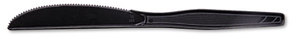 Dixie® Plastic Cutlery,  Heavy Mediumweight Knives, Black, 100/Box, 10 Boxes/Carton