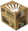 A Picture of product DXE-PKM21 Dixie® Plastic Cutlery,  Mediumweight Knives, White, 1000/Carton