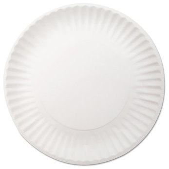 Dixie® White Paper Plates,  9" dia, 250/Pack, 4 Packs/Case