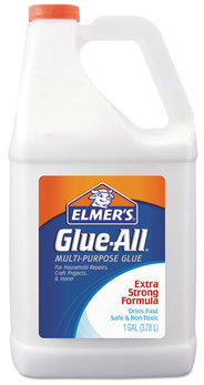 Elmer's® Glue-All® White Glue,  Repositionable, 1 gal