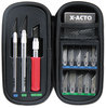A Picture of product EPI-X5285 X-ACTO® Knife Set,  3 Knives, 10 Blades, Carrying Case