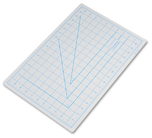 X-ACTO® Cutting Mat,  Nonslip Bottom, 1" Grid, 12 x 18, Gray