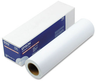 Epson® Premium Luster Photo Paper Roll,  13" x 32.8 ft, White