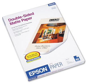 Epson® Premium Matte Presentation Paper,  45 lbs., 8-1/2 x 11, 50 Sheets/Pack