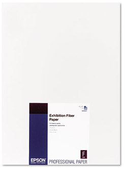 Epson® Exhibition Fiber Paper,  13 x 19, White, 25 Sheets