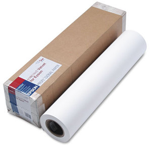 Epson® Somerset® Velvet Paper Roll,  255 g, 24" x 50 ft, White