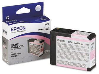 Epson® T580100 - T582000 Ink,  Light Magenta