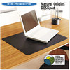 A Picture of product ESR-120748 ES Robbins® Natural Origins® Desk Pad,  24 x 19, Matte, Black