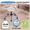 A Picture of product ESR-128073 ES Robbins® EverLife™ Chair Mats for Low Pile Carpet,  Multi-Task Series AnchorBar for Carpet up to 3/8"