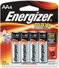 A Picture of product EVE-E91BP4 Energizer® MAX® Alkaline Batteries,  AA, 4 Batteries/Pack