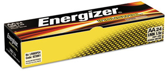 Energizer® Industrial® Alkaline Batteries,  AA, 24 Batteries/Box