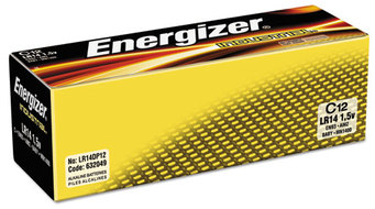 Energizer® Industrial® Alkaline Batteries,  C, 12 Batteries/Box