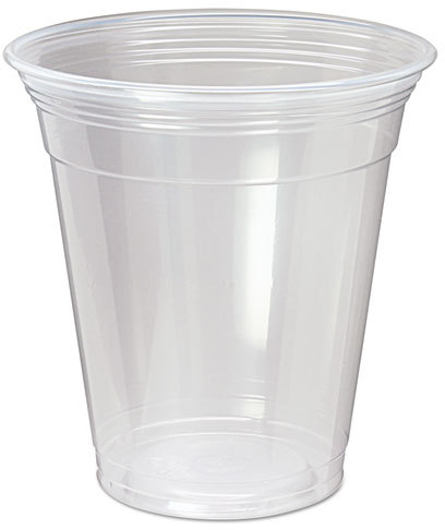Recyclable Fineline Clear Plastic Dome Lid No Hole - 12-24 oz