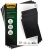 A Picture of product FEL-5224901 Fellowes® Futura™ Presentation Covers for Binding Systems Opaque Black, 11 x 8.5, Unpunched, 25/Pack