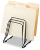 A Picture of product FEL-69712 Fellowes® Wire Step File® II 5 Sections, Letter to Legal Size Files, 7.25" x 6" 8.25", Black