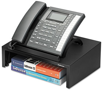 Fellowes® Designer Suites™ Telephone Stand 13 x 9.13 4.38, Black Pearl
