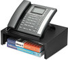 A Picture of product FEL-8038601 Fellowes® Designer Suites™ Telephone Stand 13 x 9.13 4.38, Black Pearl