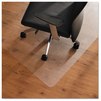 Floortex® Cleartex® Ultimat® Anti-Slip Polycarbonate Chair Mat for Hard Floors. 60 X 48 in. Clear.