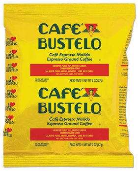 Café Bustelo Coffee,  Espresso, 2oz Fraction Pack, 30/Carton