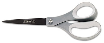 Fiskars® Performance Non-Stick Titanium Softgrip® Scissors,  8" Length, 3 1/10" Cut