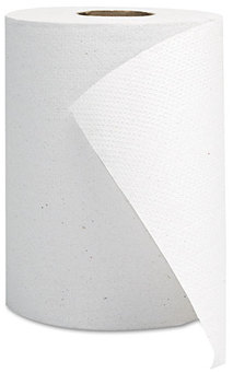 GEN Hardwound Roll Towels,  White, 8 x 350'