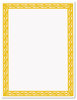 A Picture of product GEO-44407 Geographics® Award Certificates,  8-1/2 x 11, Gold Serpentine Border, 12/Pack
